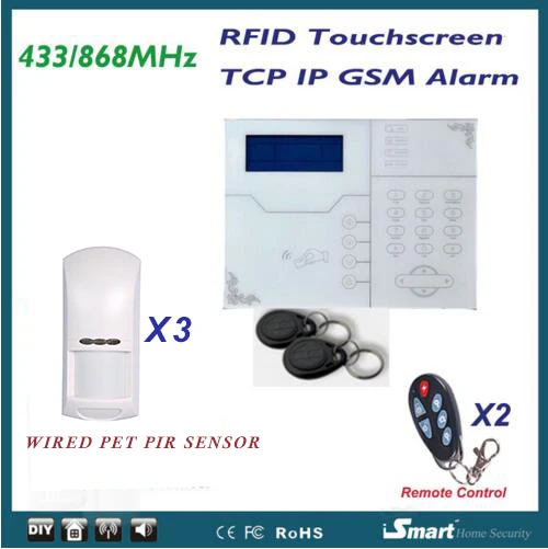tcp ip network gsm alarm system for russia diy home safety security alarm system with wired pet pir detector in alarm system kits from security protection - Diy Home Alarm Systems tcp ip network gsm alarm system for russia diy home safety security alarm system with wired pet pir detector in alarm system kits from security protection - Diy Home Alarm Systems