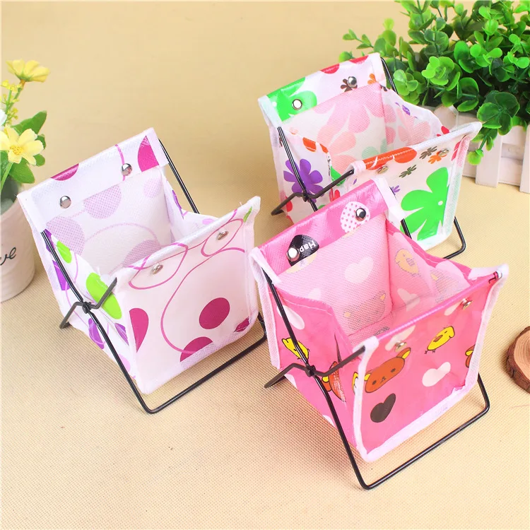 

Mini Table Storage Box Oxford Cloth Folding Organizer Desk Pen Container cosmetic sundries Storage rack desktop shelf new
