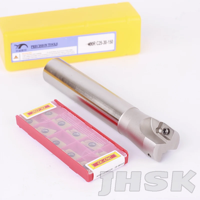 

BAP400R-C25-30-150 Indexable milling cutter CNC TOOL with10pcs APMT1604PDER BP010