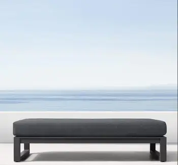 

New arrival outdoor patio garden aluminum coffee table ottoman