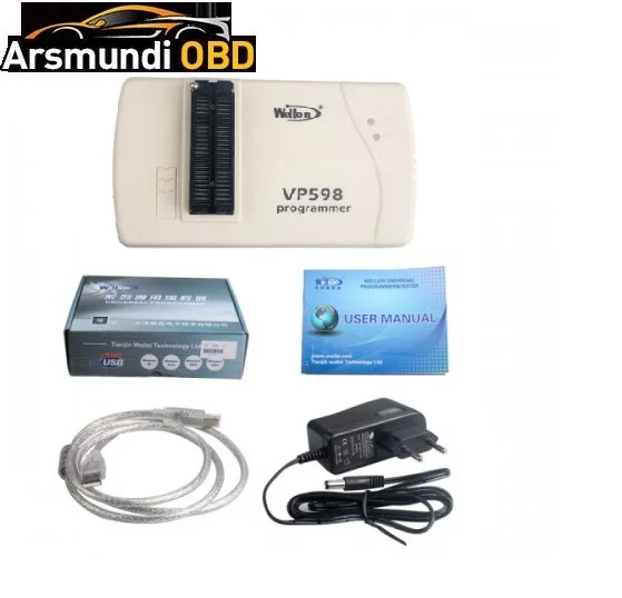 Оригинал Wellon VP598 VP 598 Универсальный программист Авто ECU чип Tunning VP-598 (обновленная