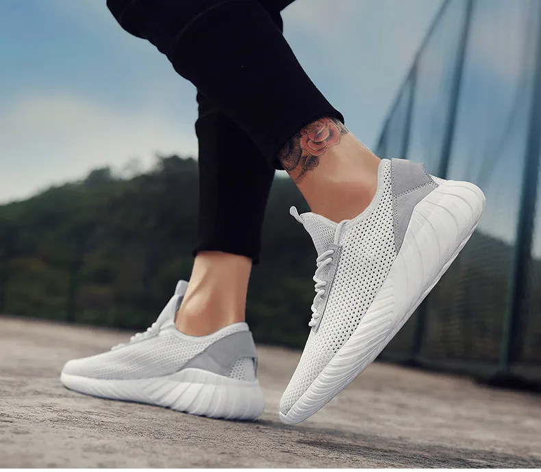 Sneakers men Sport Shoes Breathable Mesh Sneakers Running Shoes chaussure homme sport (12)