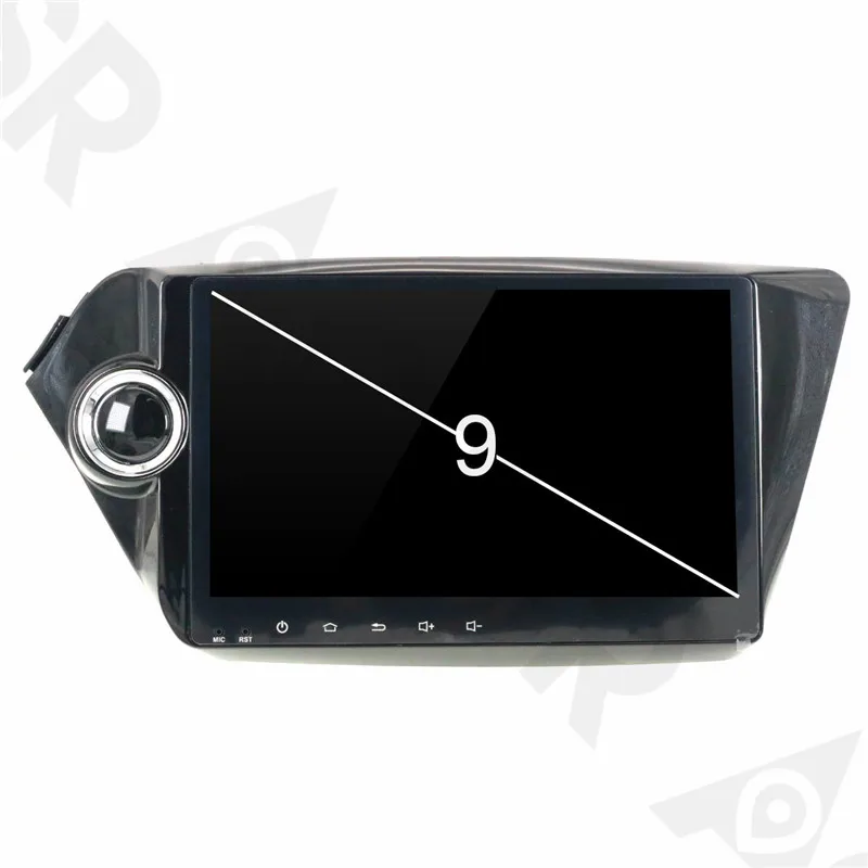 Clearance Aotsr Android 8.1 GPS navigation Car DVD Player For KIA K2 RIO 2010-2017 multimedia 1 din radio recorder WIFI Bluetooth stereo 2