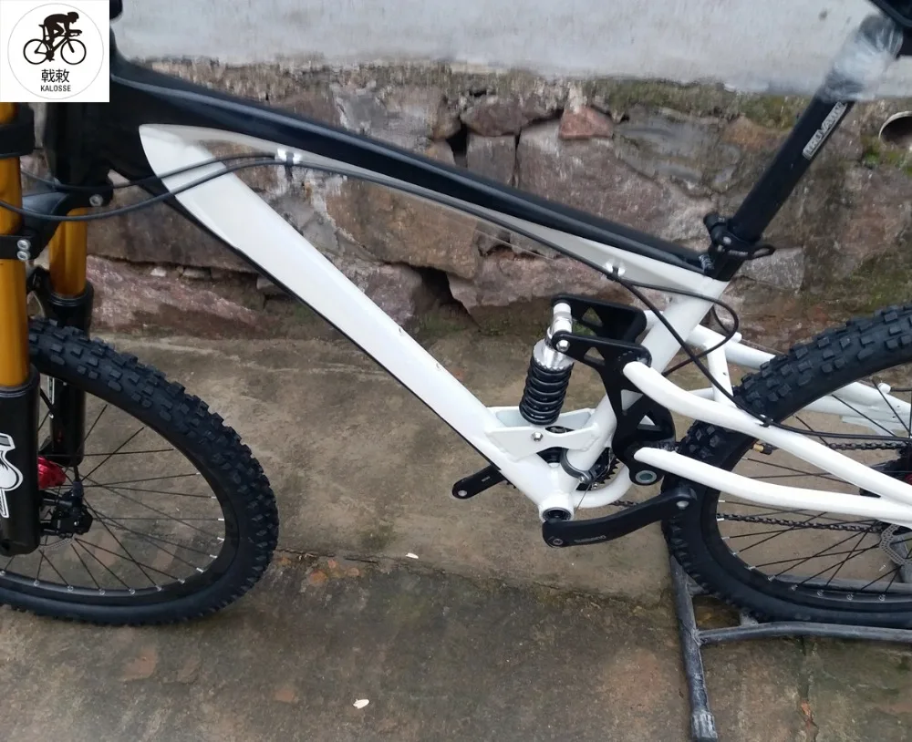 Cheap Kalosse  full suspension bicycle  30  speed Hydraulic brakes   M610   mountain bicycle Downhill DH mountain bike 26*2.35inch 30