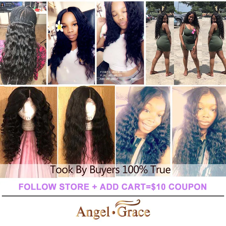 Angel Grace Hair Weaving Peruvian Loose Wave Hair Extensions 4 Bundles Deal 100g/pc Remy Human Hair Weave Bundles Natural Color Angel Grace Hair Weaving Peruvian Loose Wave Hair Extensions 4 Bundles Deal 100g/pc Remy Human Hair Weave Bundles Natural Color