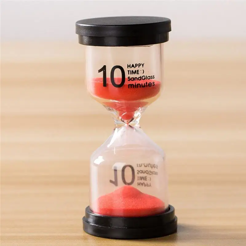 5/10/15/30 Minutes Hourglass Sand Timer Color Glass Sandglass Sand Clock Children Kids Gift Home Decoration