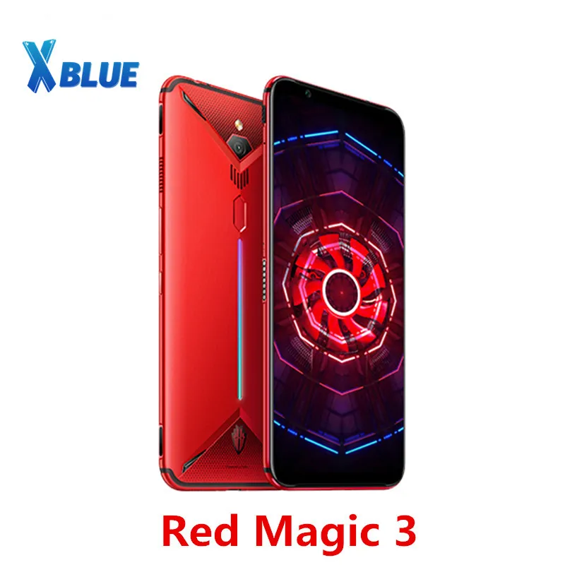 

EU Version Nubia Red Magic 3 Mobile phone 6.65" Snapdragon 855 Fingerprint Front 48MP Rear 16MP 8GB 128GB 5000mAh Game Phone