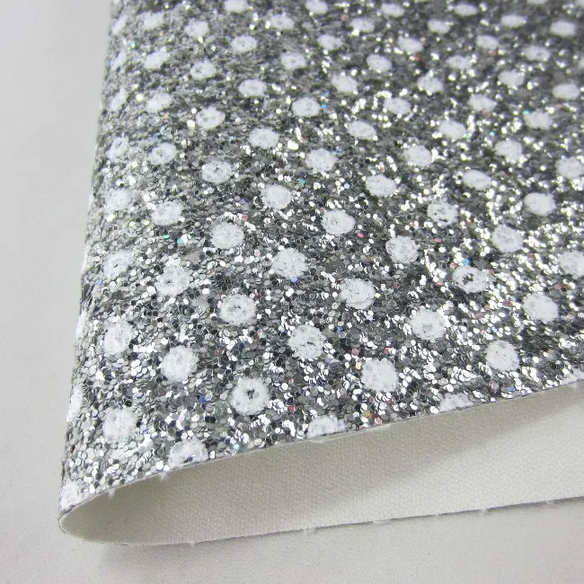 1 30X134 см chuny dot блестящая кожа PU кожа ткань для diy ремесло проект AY139 - Цвет: 1