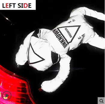 

LEFT SIDE Car Stickers Decorative Luminous Roof Doll Decoration Body Reflective Doll Car Exterior Decoration