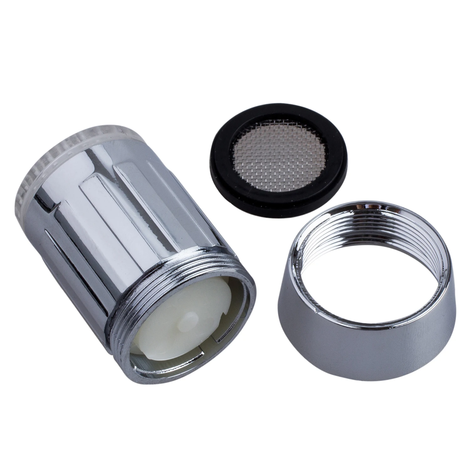 Durable 3-Color Water Glow LED Faucet Light Temperature Sensor 1Pc 