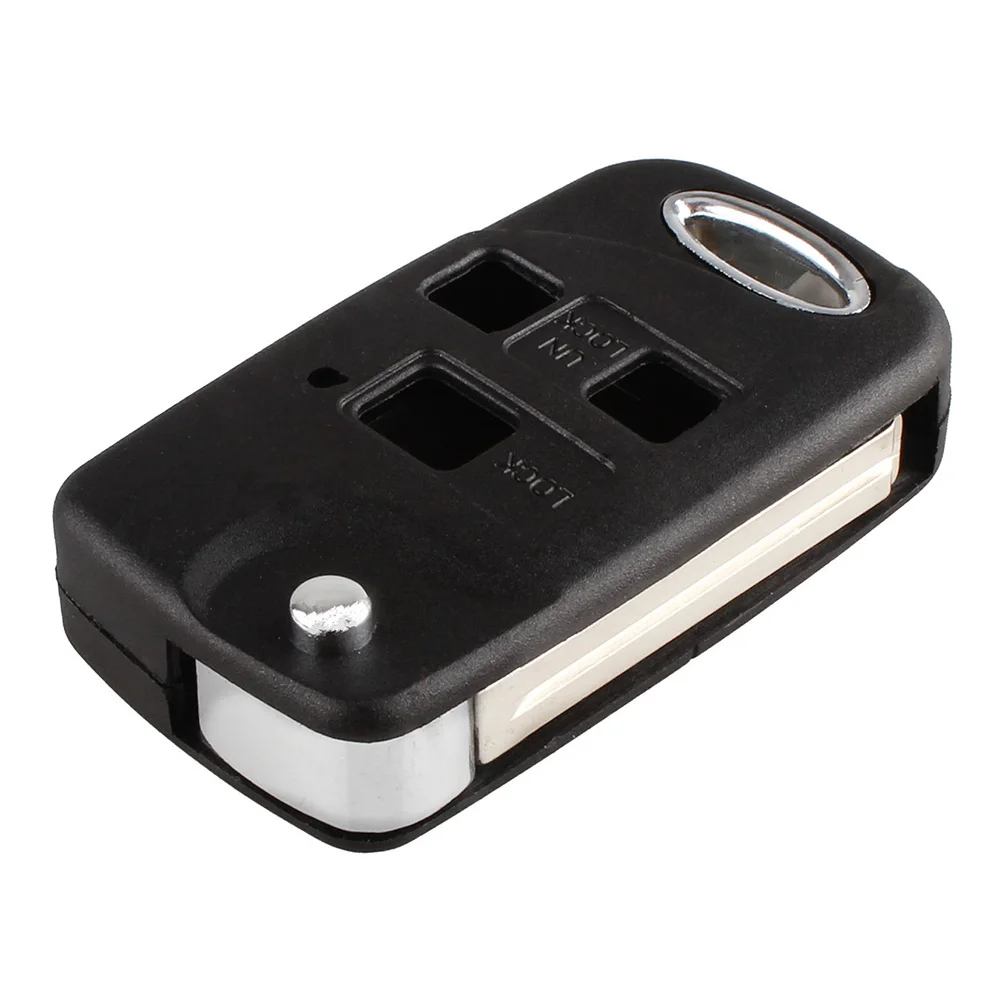 

3 Button Car Folding Flip Key Fob Remote Case Shell for Lexus IS200 LS400 RX300 GS300 Car Case Shell