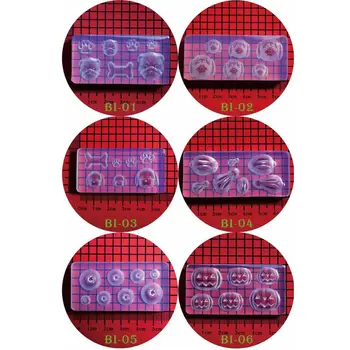 

Wholesale Mini Rabbit Dog Blueberry Pumpkin Mold Resin Casing Craft Jewelry Making Tools