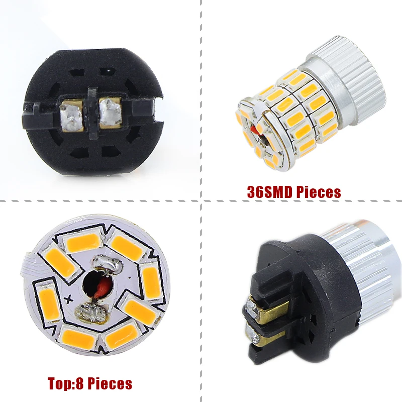 Светодиодсветодиодный лампа PW24W PWY24W 36smd для BMW i3 X4 (сзади) PWY24WSV 2018 поворотный