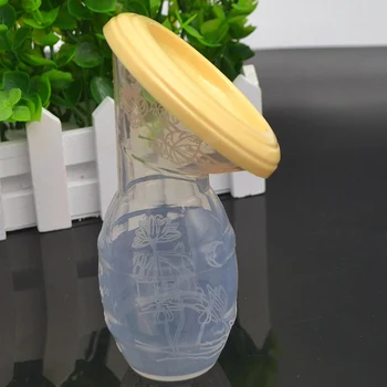 

Portable Full Silicone Breast Pump Powerful Baby Nipple Suction Feeding Milk Bottles Breasts Pumps Silicone Production