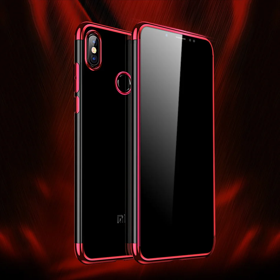 

Luxury Phone Case Transparent Shockproof Silicone Cover On For Xiaomi Redmi Note 6 7 Pro Note6 Note7 6Pro 7Pro 32/64 GB Xiomi