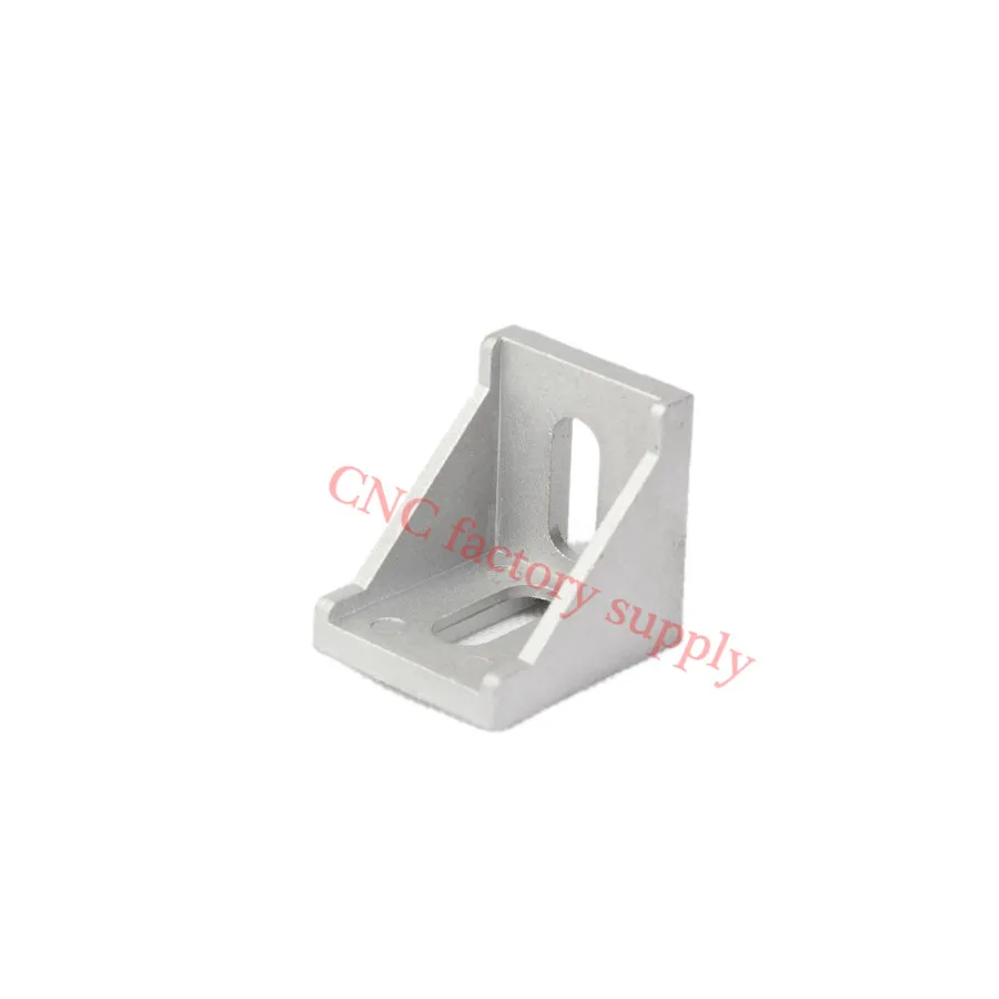 

HOTSale 20pcs 2020 corner fitting angle aluminum 20 x 20 L connector bracket fastener match use 2020 industrial aluminum profile