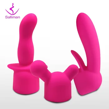 Vibrators Accessory Caps Headgear Hat Extension for Wand Vibrator Sex Toys for Woman Clitoris Stimulator Adult Sex Toy 1