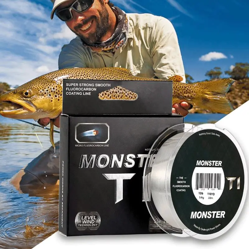 

Carbon Coated Fish Line Sub-front Wire Super Tensile Main Lines Strand Wear-resistant Fishing Wires