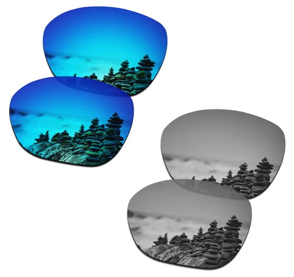 Blue and Silver Mirr Дропшиппинг SmartVLT Поляризованные линзы для солнцезащитных очков Оукли сверхурочные-несколько пар упакованы - Цвет линз: Blue and Silver Mirr