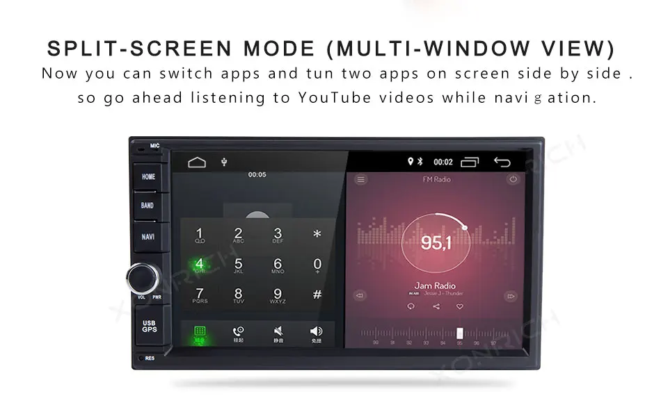 Flash Deal Xonrich Autoradio 2 din Android 8.1GPS Head Unit For Nissan X-trail Juke Qashqai Multimedia Audio Stereo Tape Recoder Navigation 19