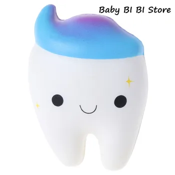 

Squishy Rainbow Tooth Slow Rising Stress Squeeze Toys Gift Decoration Squeeze Ball Squishy