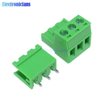 

10Pcs KF2EDGK KF-3P 3PIN Right Angle Plug-in Terminal Contor 5.08mm Pitch
