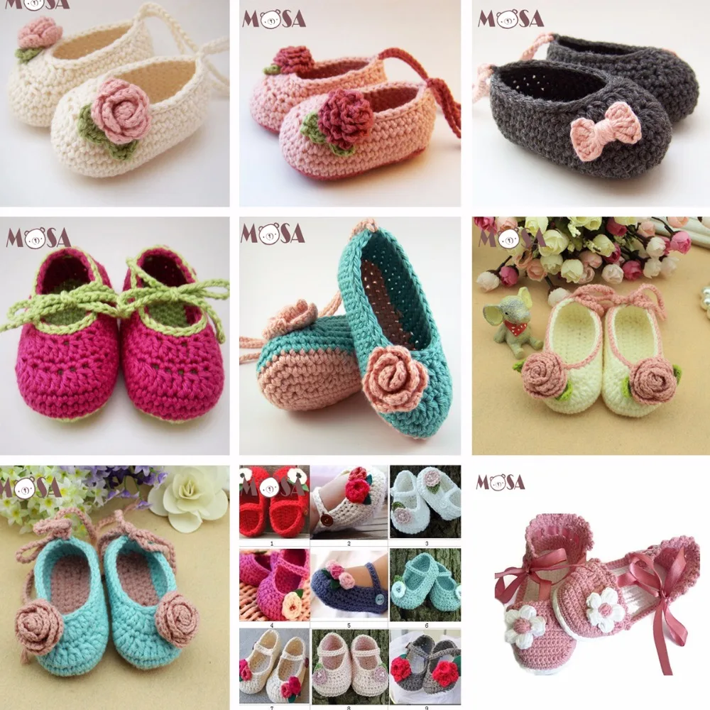 Сладкий для маленькой принцессы детская обувь, новорожденные для маленьких девочек Обувь с цветочным орнаментом для новорожденных Тапочки ручной работы для детей от 0 до 12 месяцев