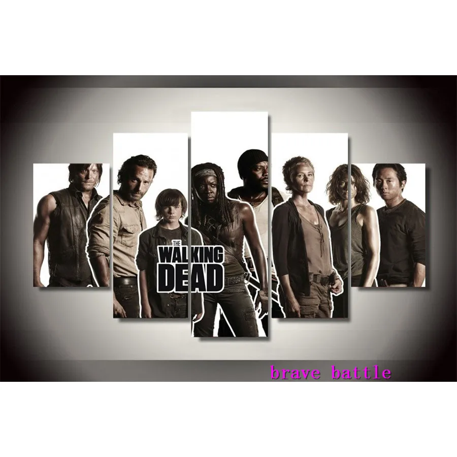 The Walking Dead Movie Canvas Painting Living Room Home Decor Modern