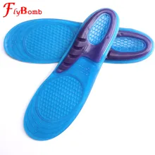 Стельки для спортивной обуви для мужчин и женщин Медицинские силиконовые плоские ноги правильные спортивные стельки поддержка обуви Удобная подкладка LT105OLB