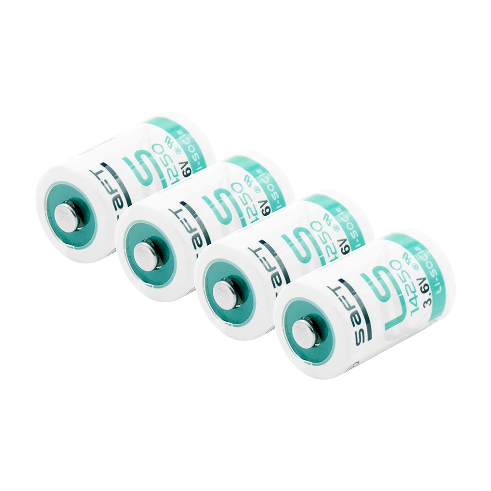 YCDC высокое качество 4 шт 1200mAh 1/2AA Размер литиевых батарей 3,6 V 14250 ER14250 R6 для компьютеров Mac