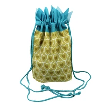 Дизайн с фруктами, регулируемый шнур для упаковки конфет, сумка для свадебного подарка, сумка на шнурке, Детский рюкзак, сумка для хранения 23*25 см, A20