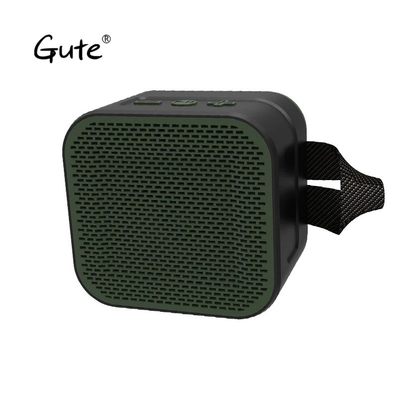 comprar Gute 2018 de moda ao ar livre à prova d água Bluetooth speaker rádio FM TF cartão de telefone PC poderoso wireless speaker mini speaker portátil xtr bul