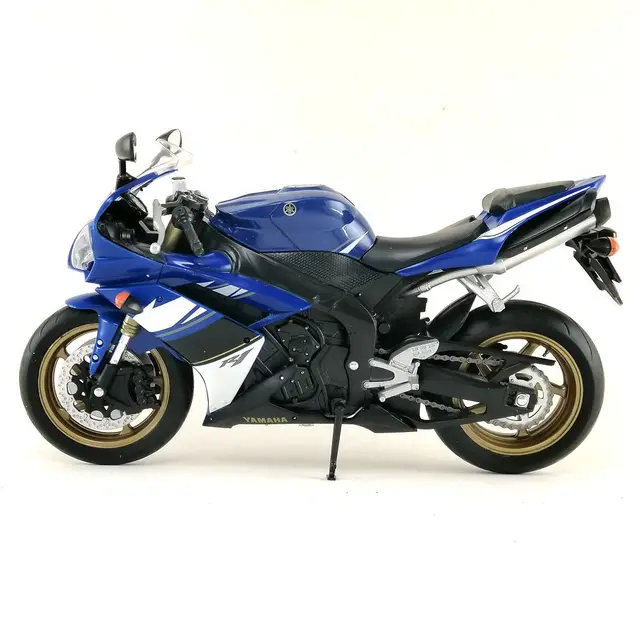 Welly 1:10 YAMAHA YZF R1 Blue Motorcycle Bike Model Toy New In Box 2