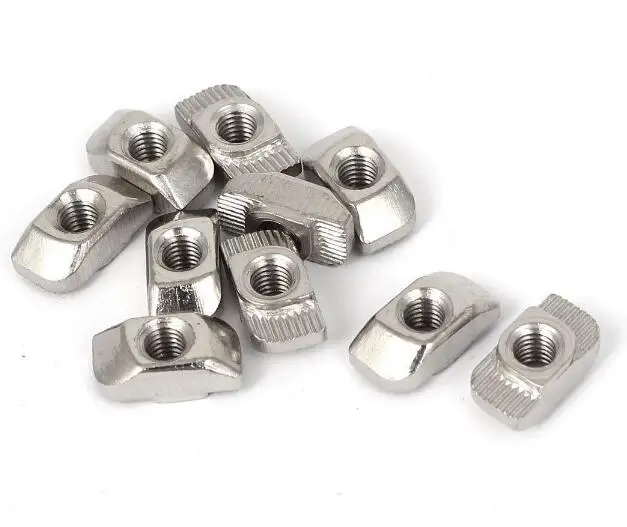10pcs 3030 Series Aluminum Profiles Extrusion T Slot Nuts Drop in T