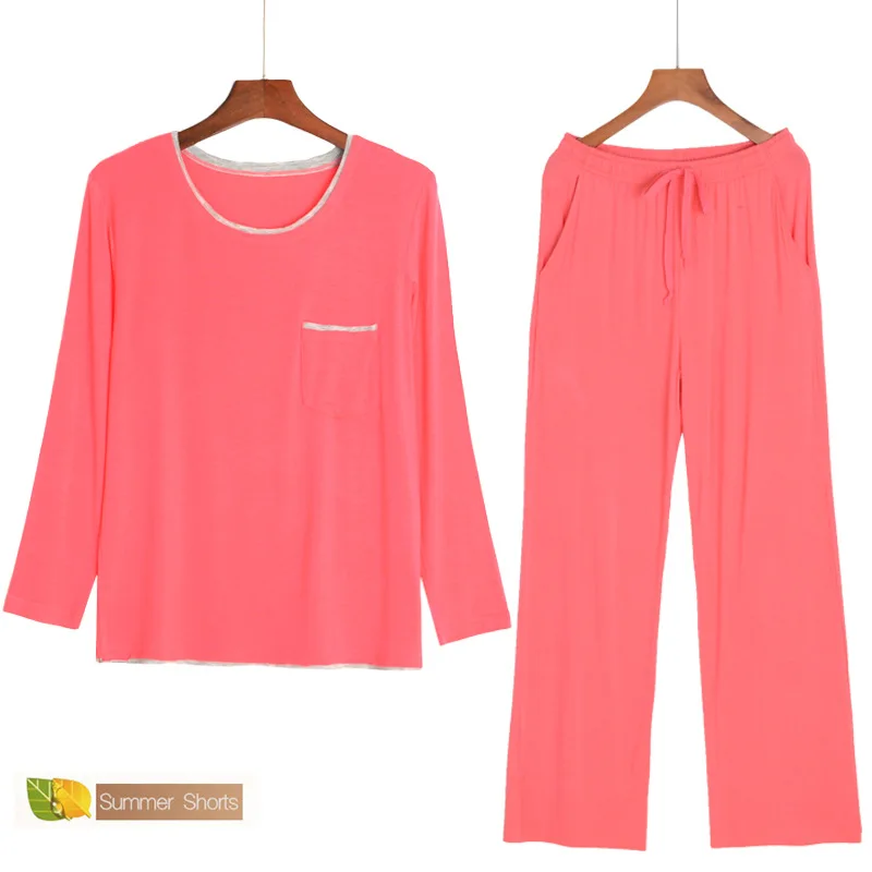 

L-3XL 40-80KG Modal material Pijamas Women Woman Sleep Wear Plus Size Pajamas 541