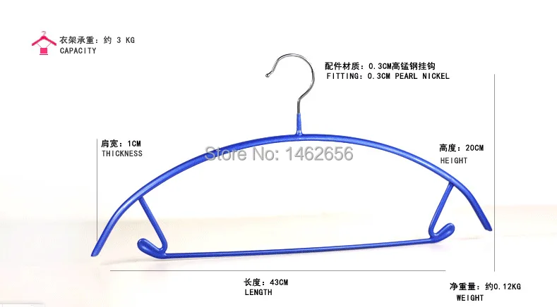 Эксклюзивная Высококачественная вешалка с ПВХ-покрытием металлическая вешалка для продажи