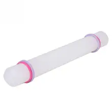 DIY Изготовление торта ролик инструменты Белый антипригарное скольжение помадка Скалка помадка торт тесто ролик украшения