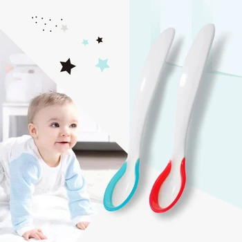 

2Pcs Baby Anti-scald Temperature Sensor Spoon Heat Sensing Spoon Safety Newborn Feeding Tool FJ88