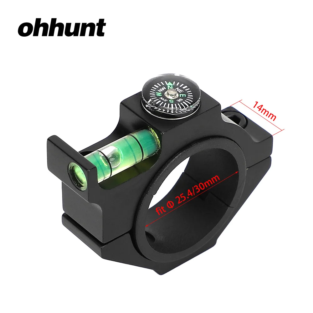 Ohhunt охотничий 25 4 мм 30 34 трубчатый пузырьковый уровень с компасом тактический