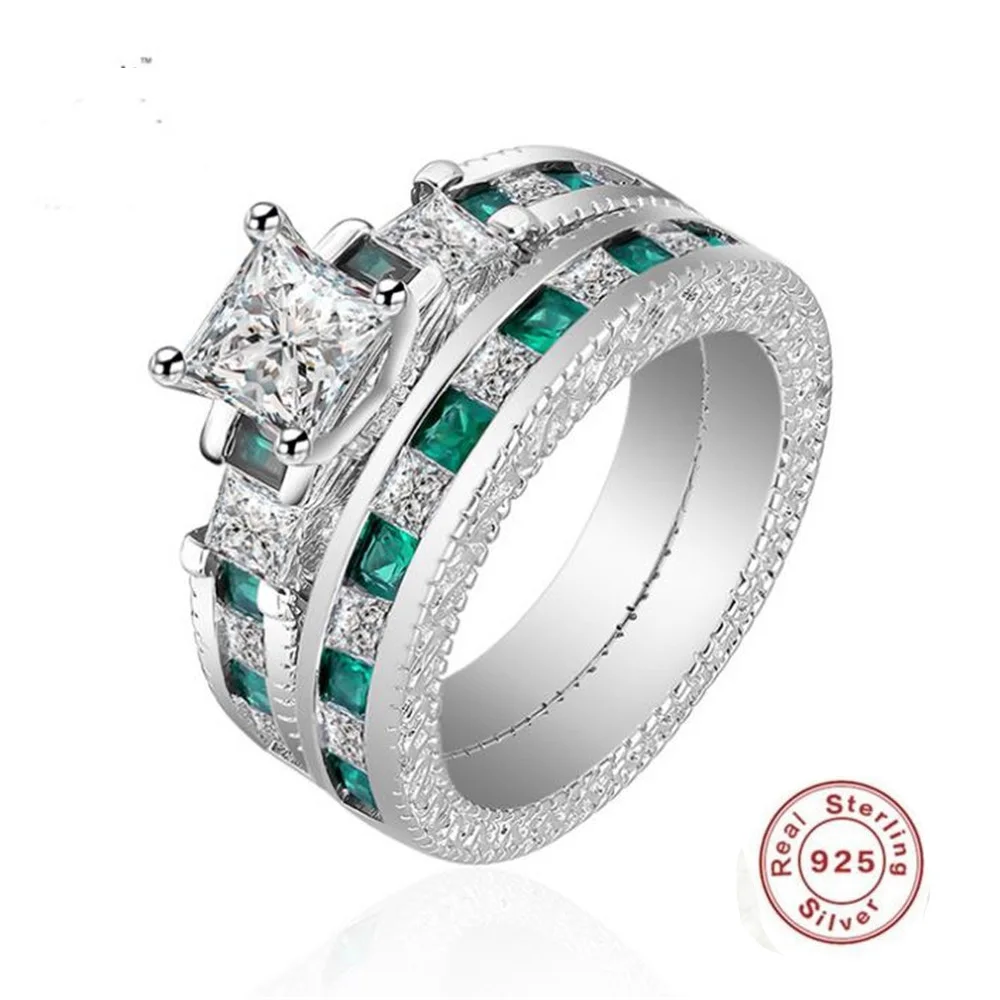

2019 YKNRBPH S925 Sterling Silver Ring Popular New Girlfriend Proposal Diamond Ring