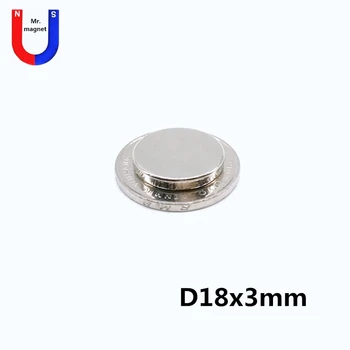 

10pcs 18mm x 3mm Super Strong Round Disc Magnets 18*3 18x3 Rare Earth Neodymium Magnet N35 18mm*3mm