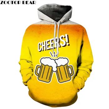 

Bars Beer Slim Men Hoodies Casual Style Brand Tracksuits Funny 3d Coat Pullover Loose Streetwears Sweatshirt DropShip ZOOTOPBEAR