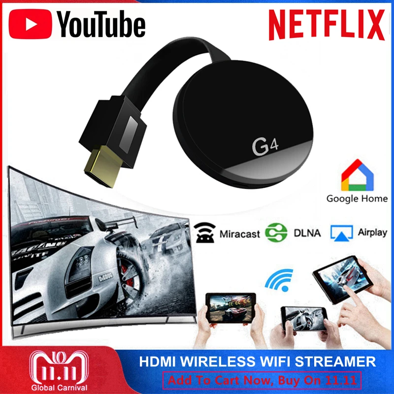 HDMI WiFi Wireless TV Dongle Miracast Airplay YouTube Netflix Streamer for Google Chromecast Cromecast 2 Chrome Cast Mirascreen HDMI WiFi Wireless TV Dongle Miracast Airplay YouTube Netflix Streamer for Google Chromecast Cromecast 2 Chrome Cast Mirascreen