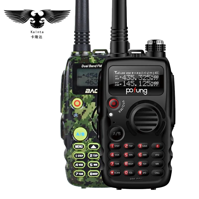 Baofeng BF 52 pofung handphone fm ham Портативная радиостанция walkie talkie охотничья Зажигалка