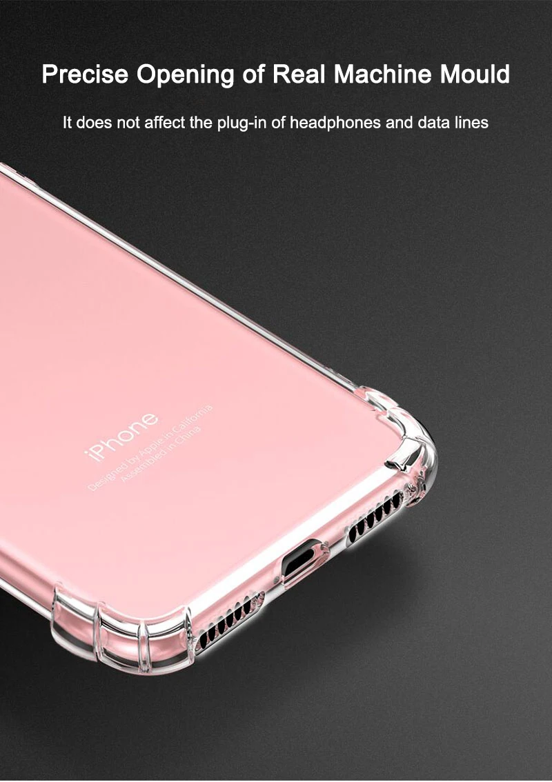 Transparent iPhone case