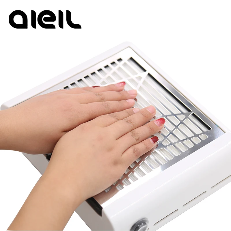 Online Nagel Staub Kollektor 40W Maniküre Maschine Saug Nagel Staub Collector Saug Maschine Staubsauger für Nagel Gel Polnischen Maniküre