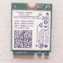 Оригинальный двухдиапазонный беспроводной-AC 7265 7265NGW 802,11 ac 2x2 WiFi + Bluetooth 4,0 комбинированный адаптер WLAN
