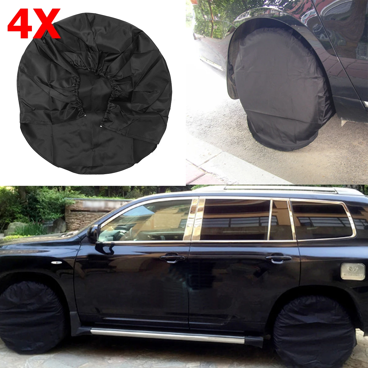 4PCs/Set 28" Car Auto Spare Wheels Tire Tyre Cover Vehicle Wheel