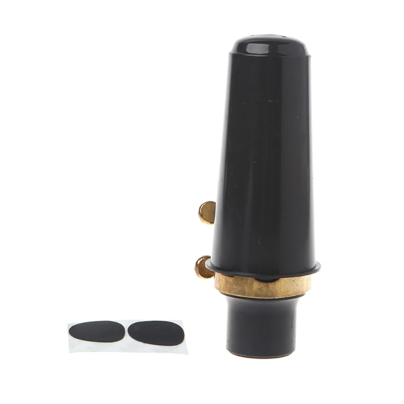 Alto Saxophone Mouthpiece Plastic with Cap Metal Buckle Reed Mouthpiece