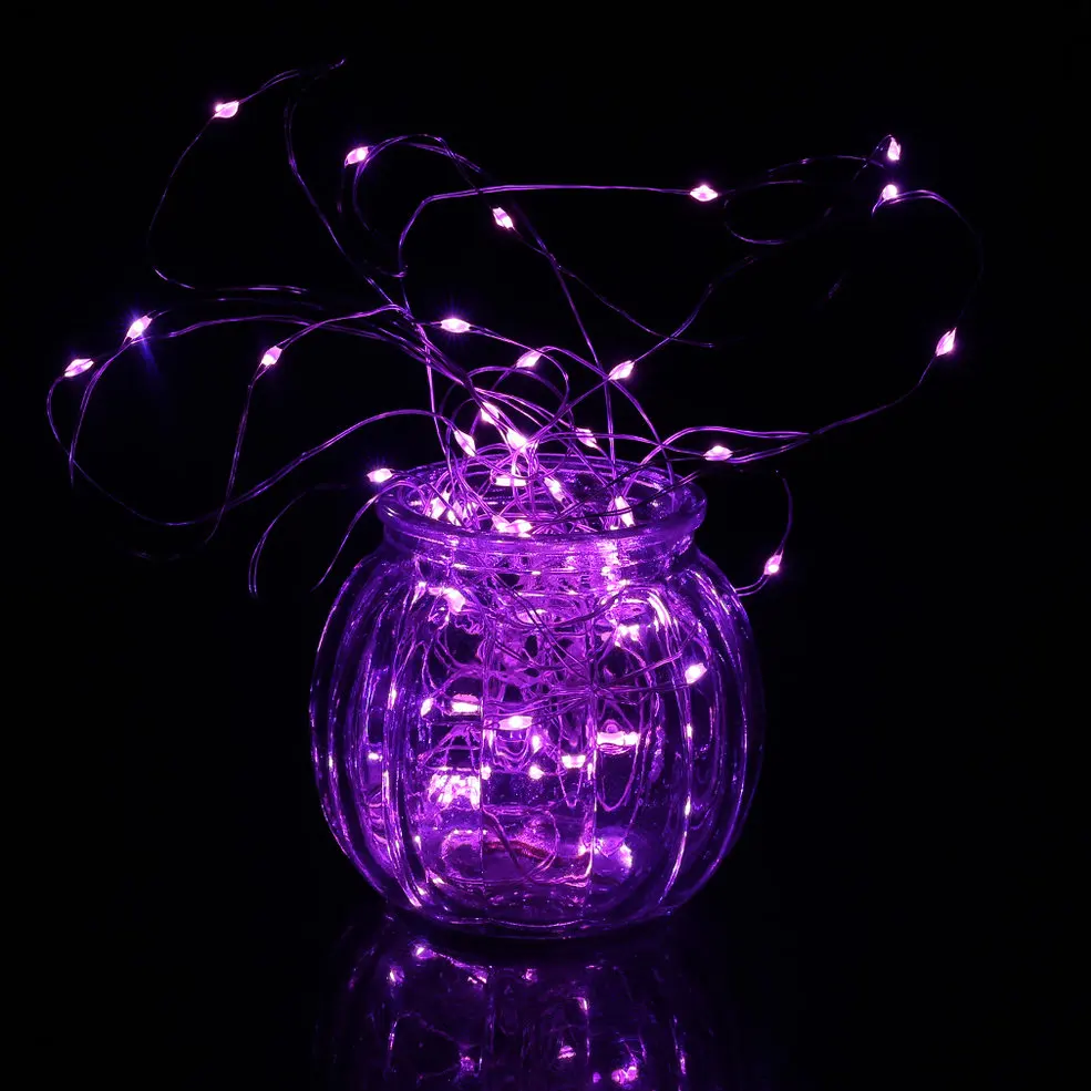 

1PC Pink Color 3M 30 LED String Light 3AA Battery Box With 8 Function Remote Control